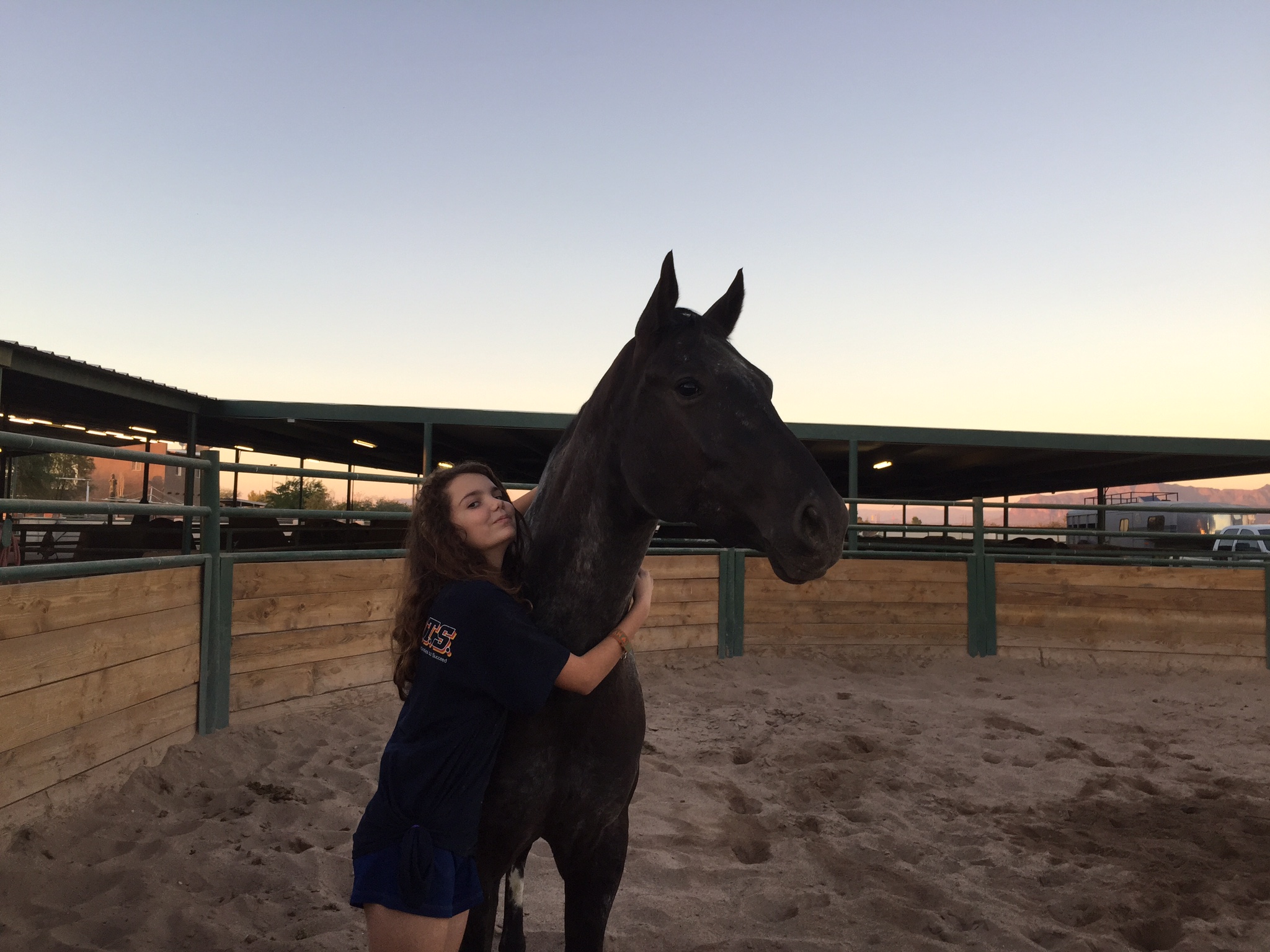 Hugging. Rio